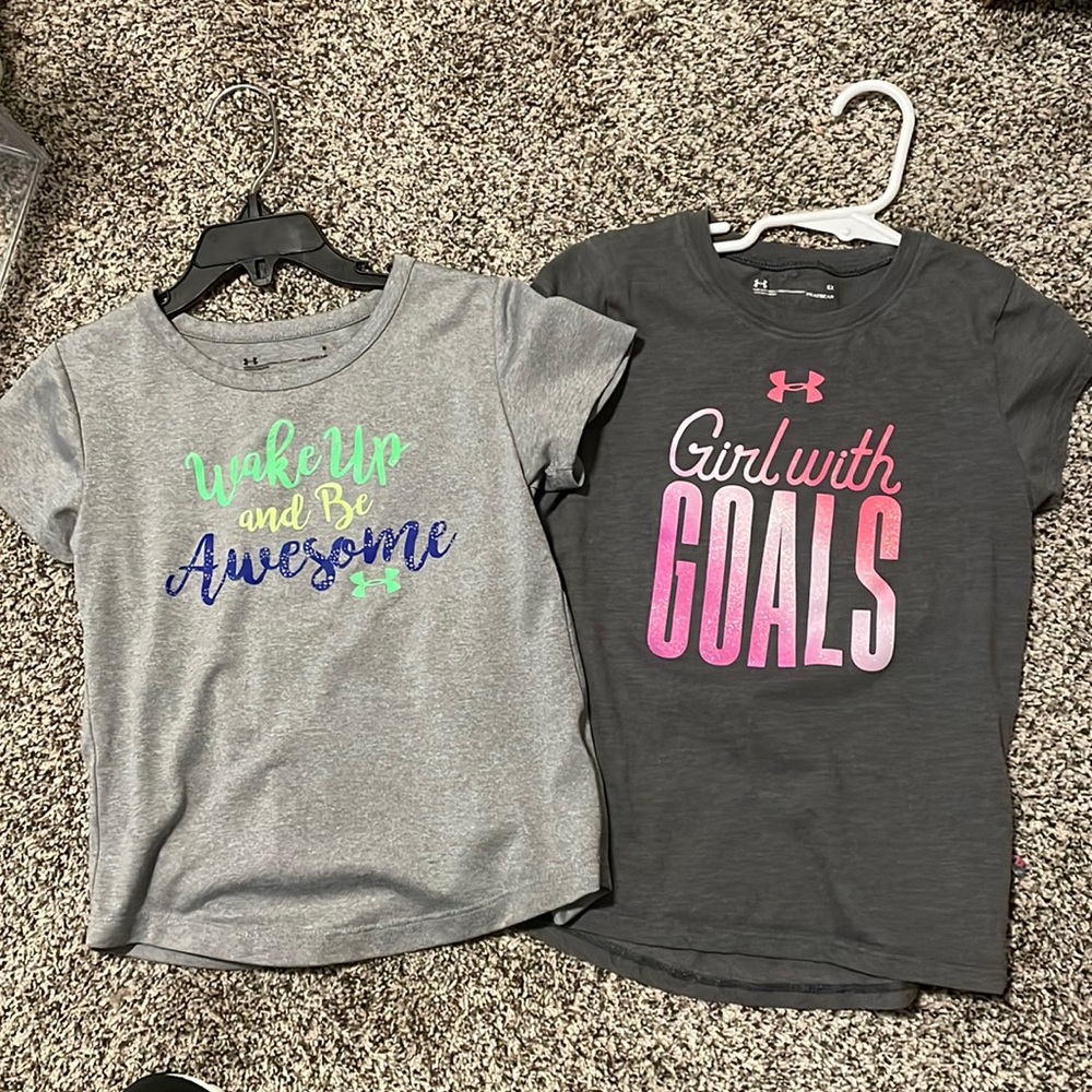 Girls Under Armour Tshirts